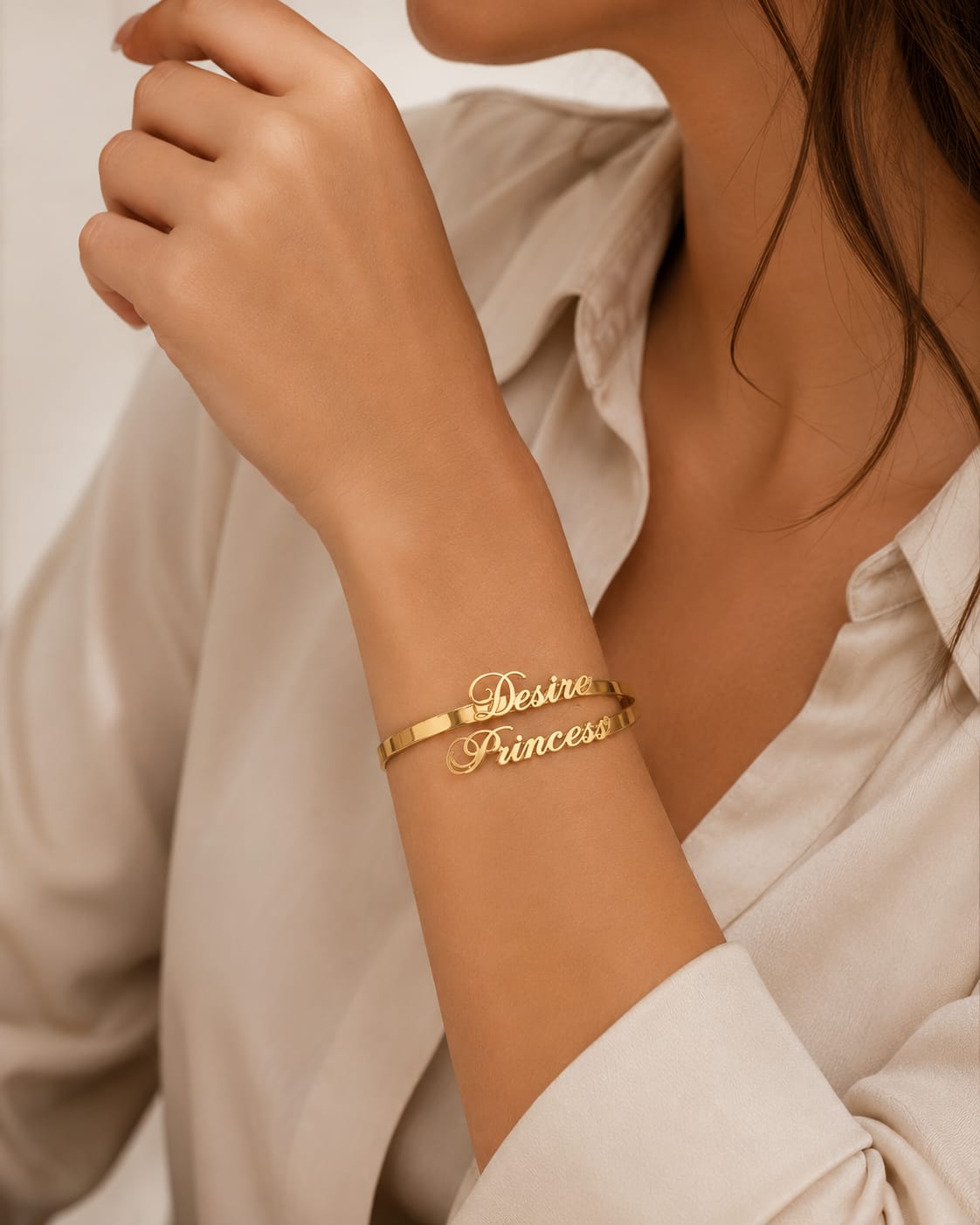 Personalized Name Cuff Bracelet