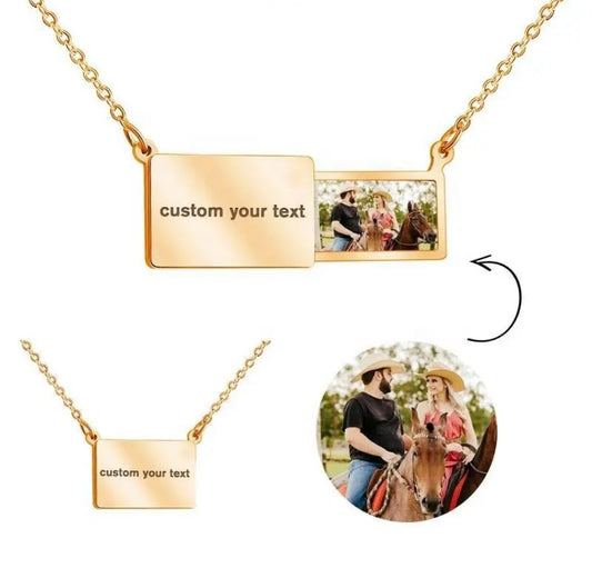 Custom Photo Necklase-Keep Your Memories Close